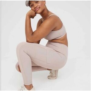 2/$50 🧘‍♀️ Aerie OFFLINE Blush Pink Expedition Goals Leggings 3/$75